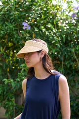 כובע קש מצחייה