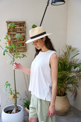 כובע רחב טבעי RON