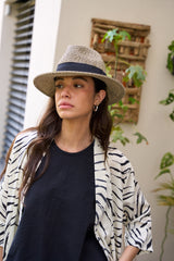 כובע שחור מיקס BEACH