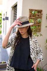 כובע שחור מיקס BEACH