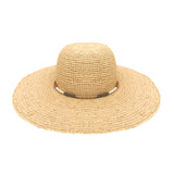 כובע קש רחב שוליים