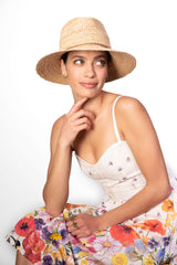 כובע קש טבעי