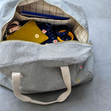 תיק סופשבוע פסים